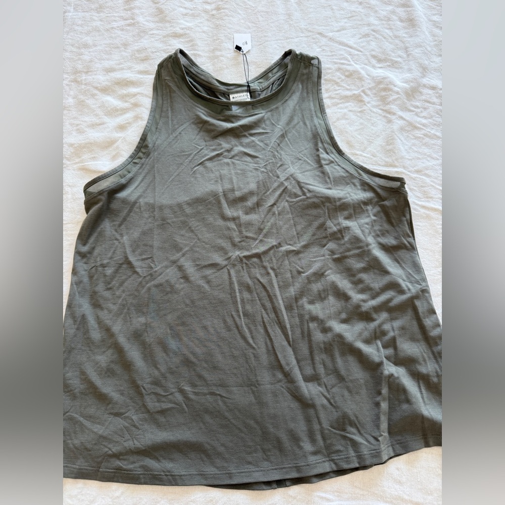 Athleta Olive/Sage Green Tank Top